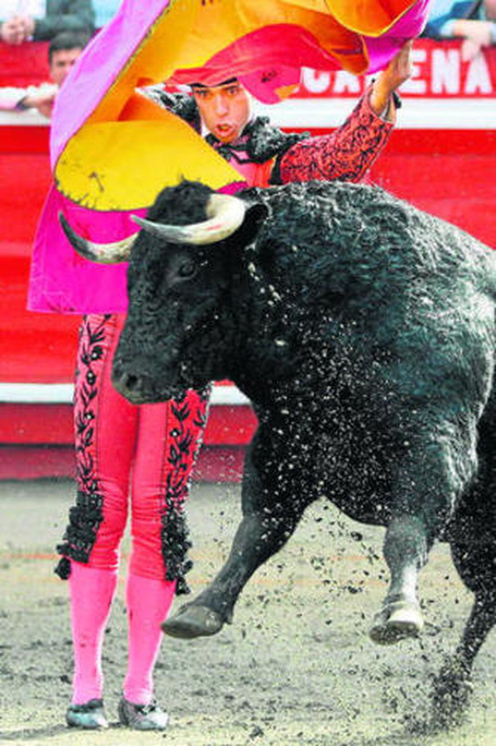 Víctor Puerto, en una tafallera.