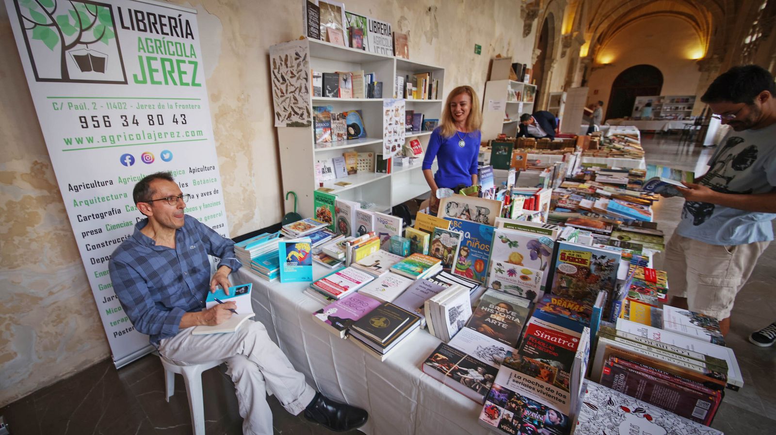 La Feria del Libro de Jerez en los Claustros de Santo Domingo