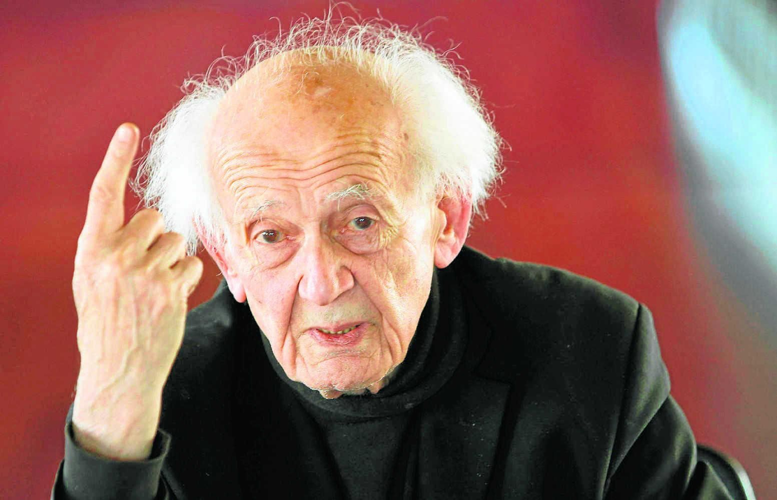 Zygmunt Bauman, en marzo de 2013 durante un acto en el Centro de Cultura de Barcelona.