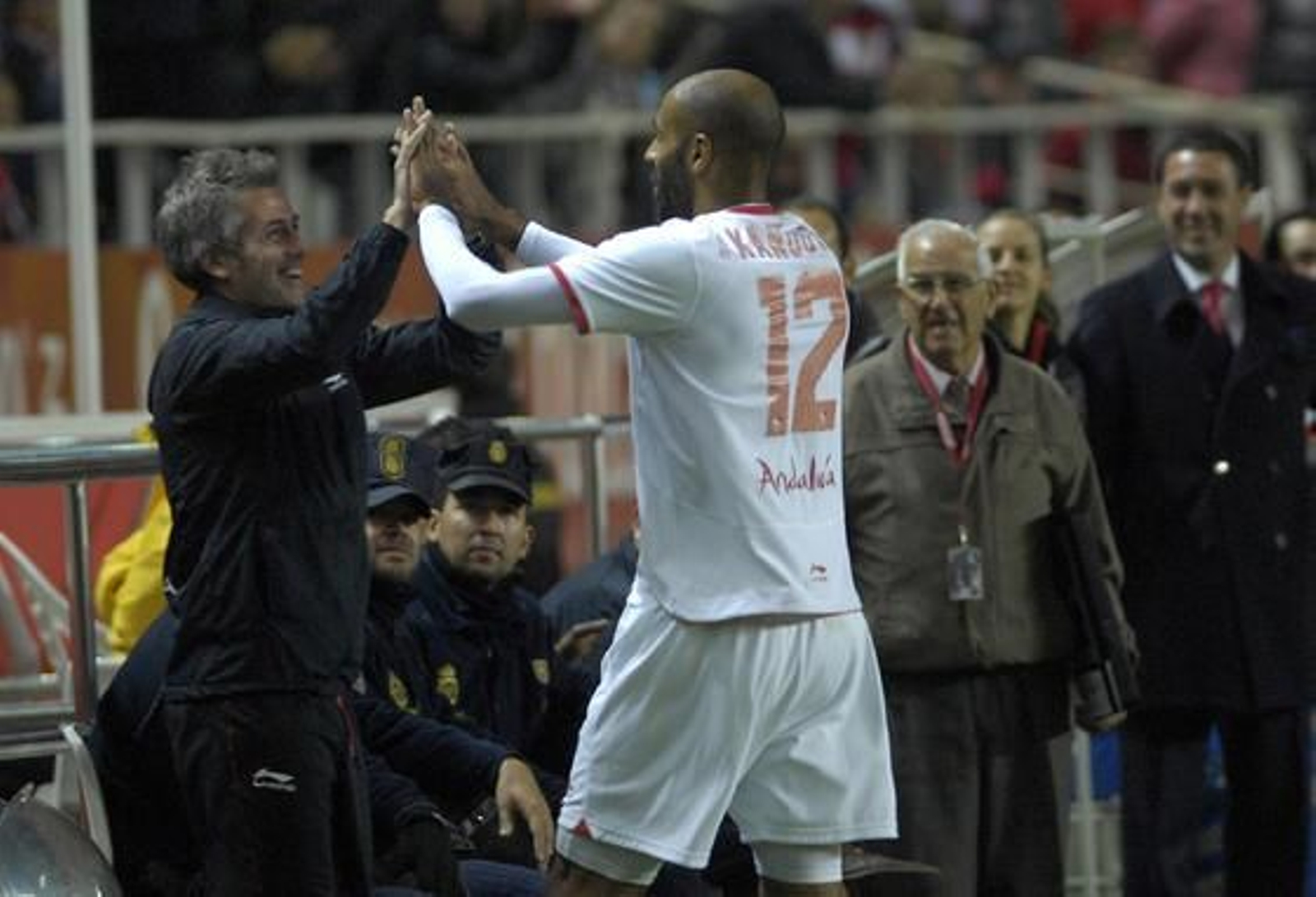 El Sevilla gana con autoridad al Getafe en el Sánchez Pizjuán. / Manuel Gómez