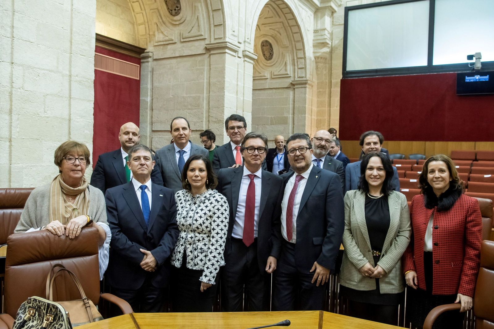 Foto del grupo parlamentario de Vox