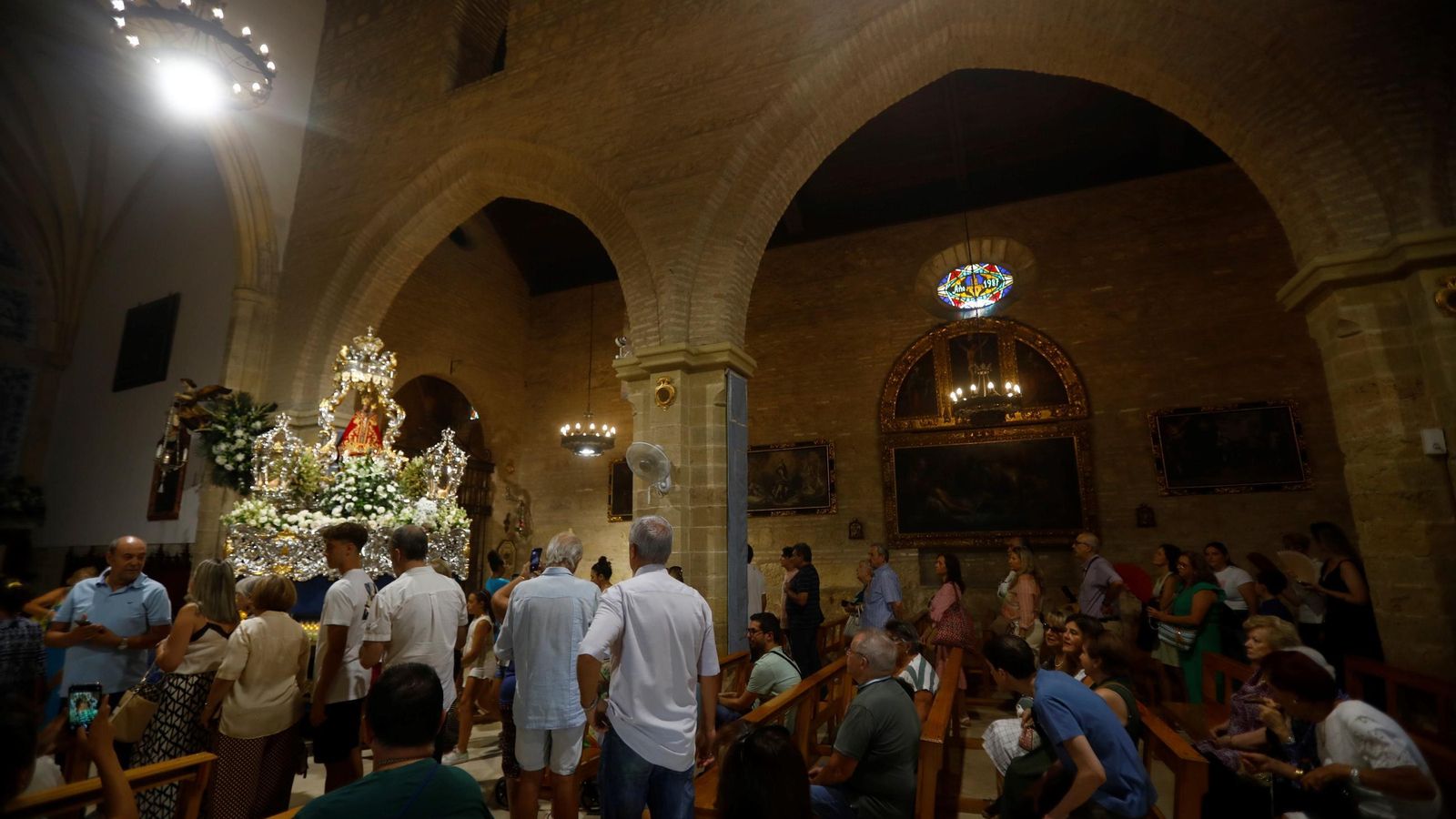 Visitas a la Virgen de la Fuensanta en su santuario