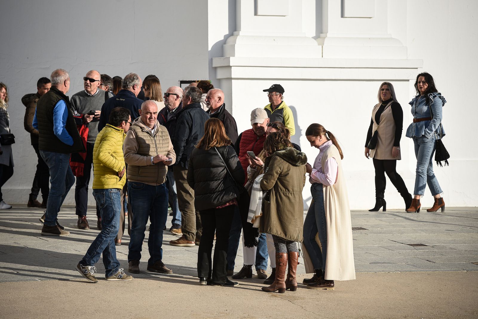 Imágenes del ambiente en la Aldea de El Rocío el domingo 26 de febrero