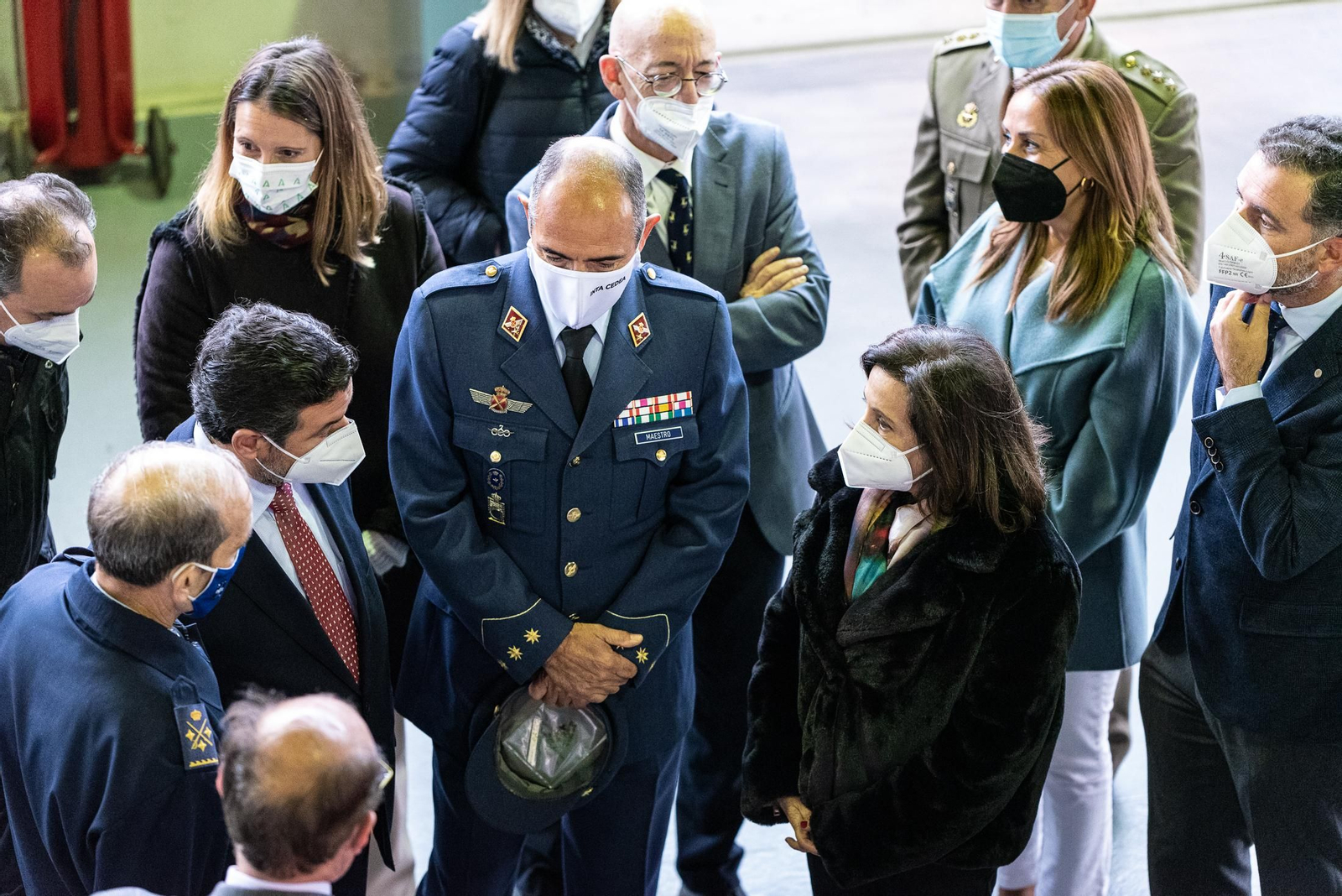 Imágenes de la visita de la Ministra de Defensa Margarita Robles a las instalaciones del INTA