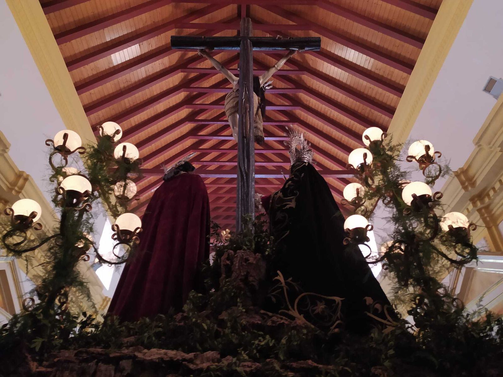 Recreación del antiguo paso de la Vera Cruz.