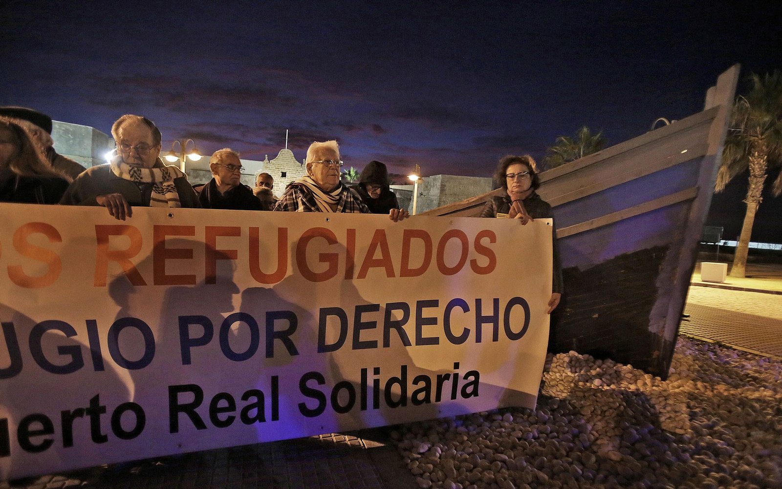 Manifestación por el día mundial de los derechos humanos