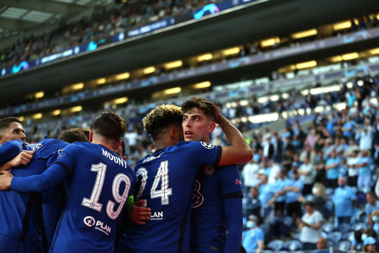 La final de la Champions entre el Manchester City y el Chelsea, en imágenes