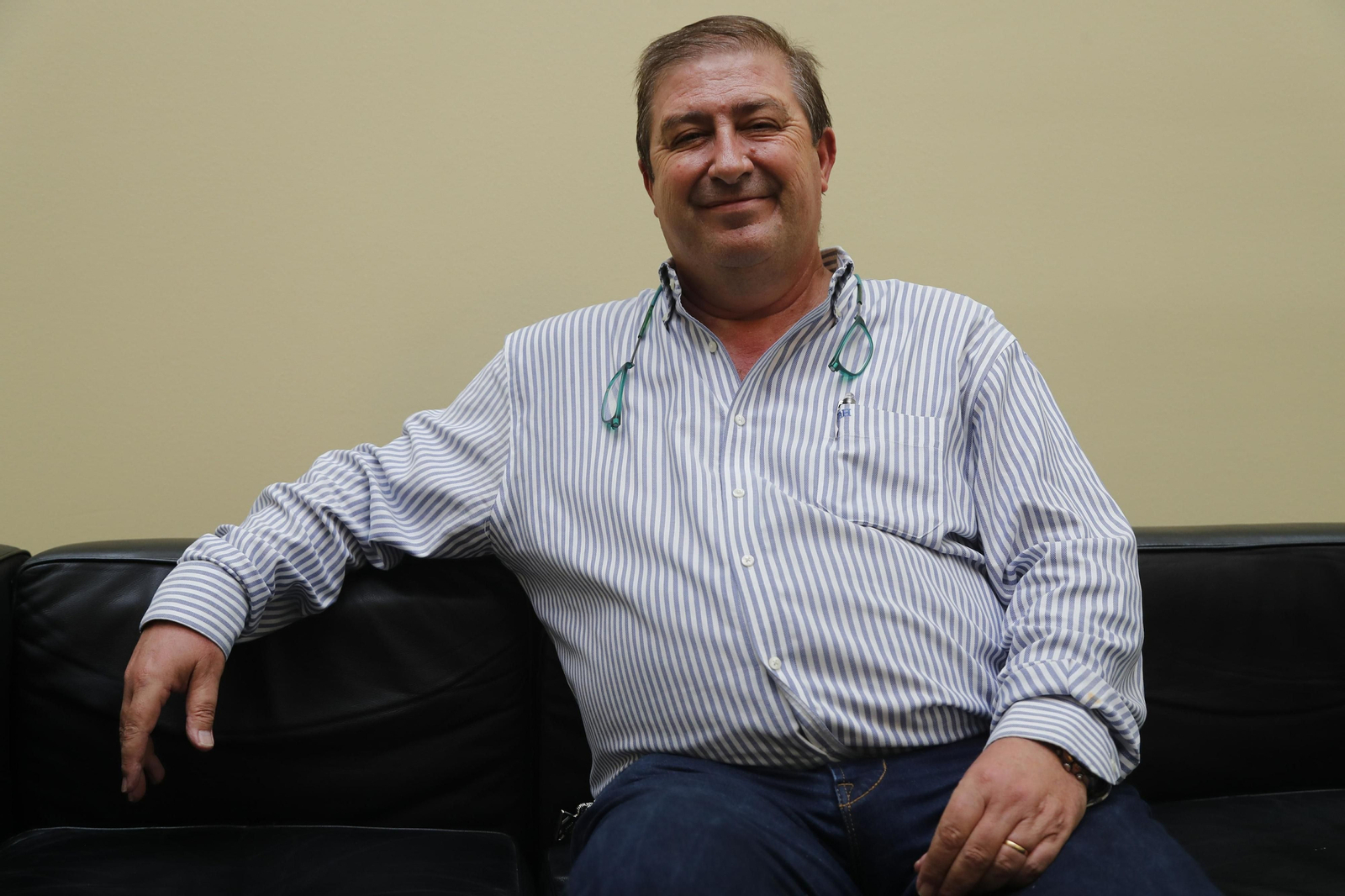 Mario Mirman, filatélico internacional de Sevilla.