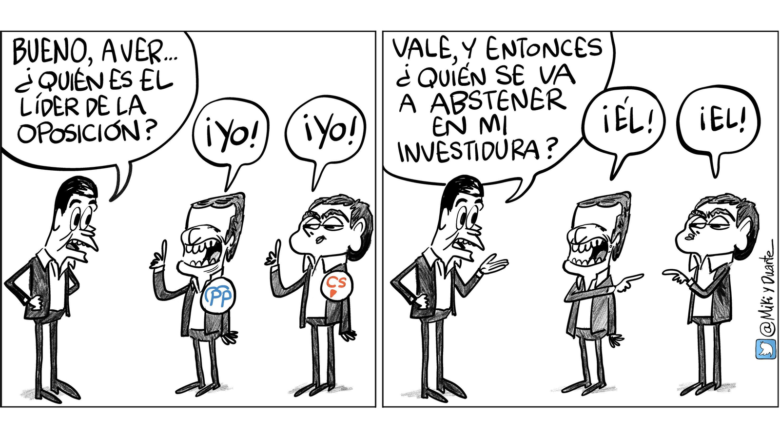 Mayo. La oposición y la investidura de Sánchez.