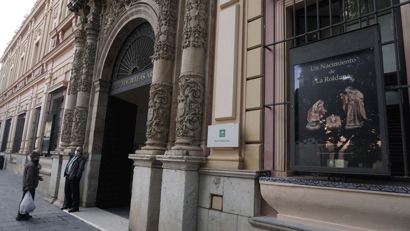 Fachada exterior del Museo de Bellas Artes de Sevilla.