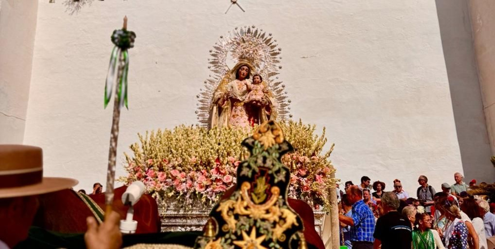 La Virgen de la Estrella en el interior de la Hacienda