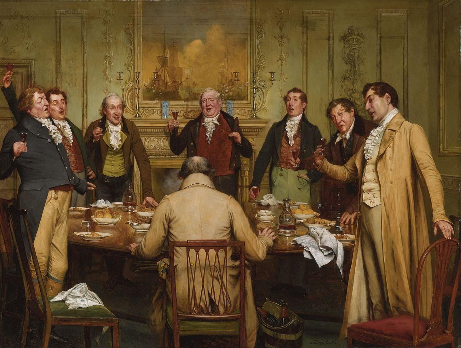 Dendy Sadler (1854-1923) recrea la  época de las novelas de Cartland.