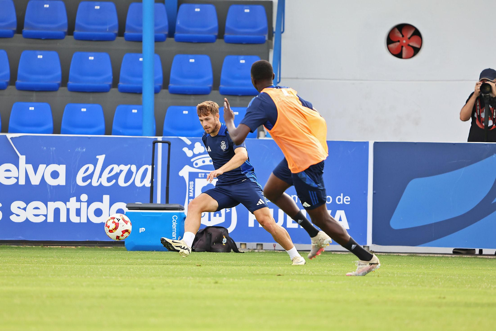 Entrenamiento del Recreativo de Huelva