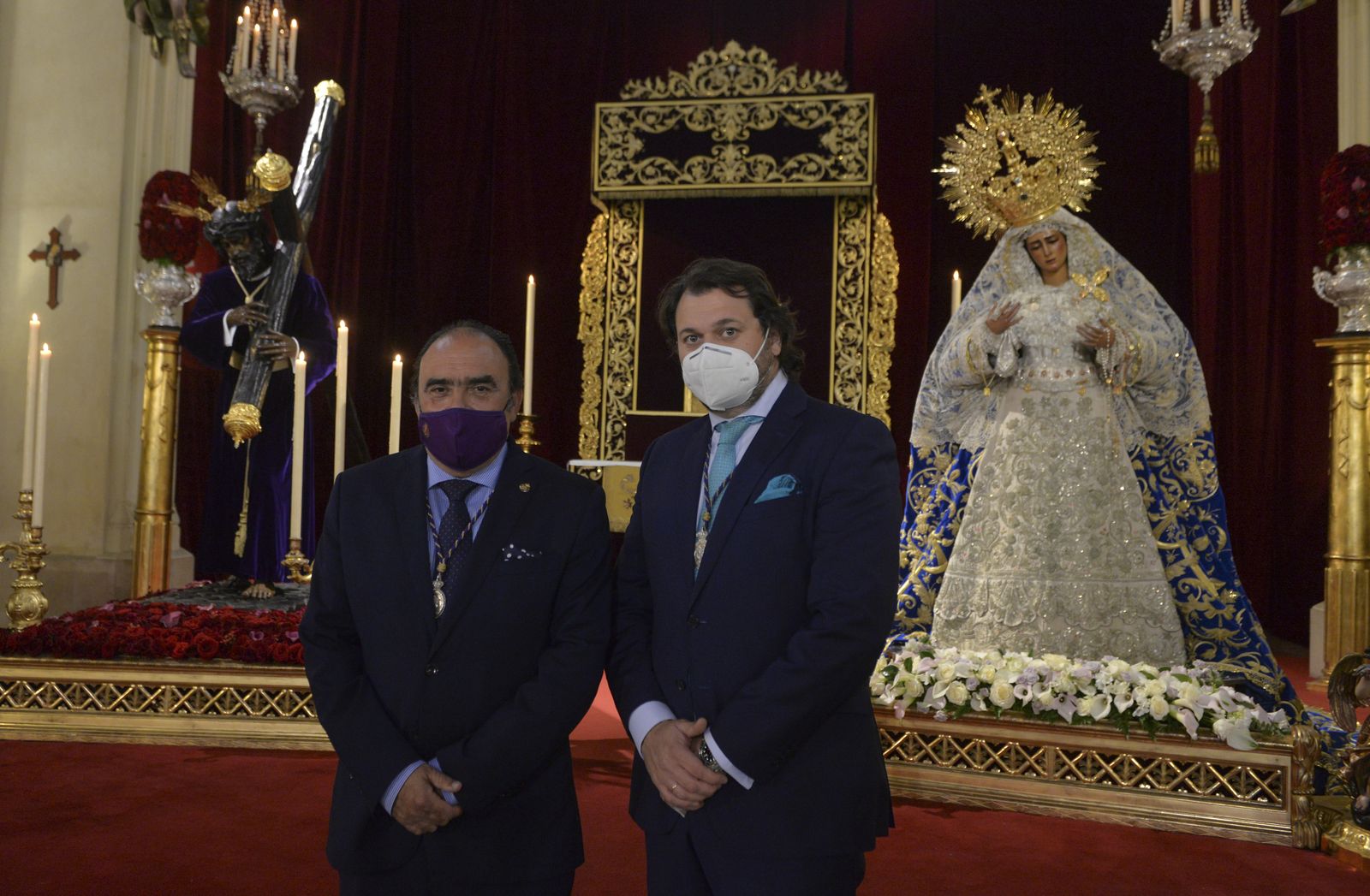 Jueves Santo en pandemia: Los Gitanos, en imágenes