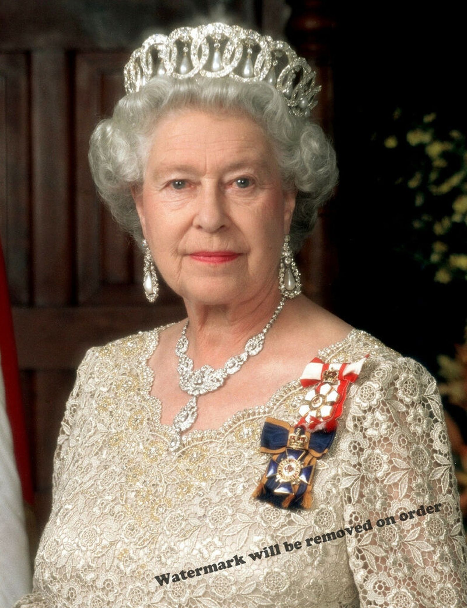 La reina Isabel II de Inglaterra.