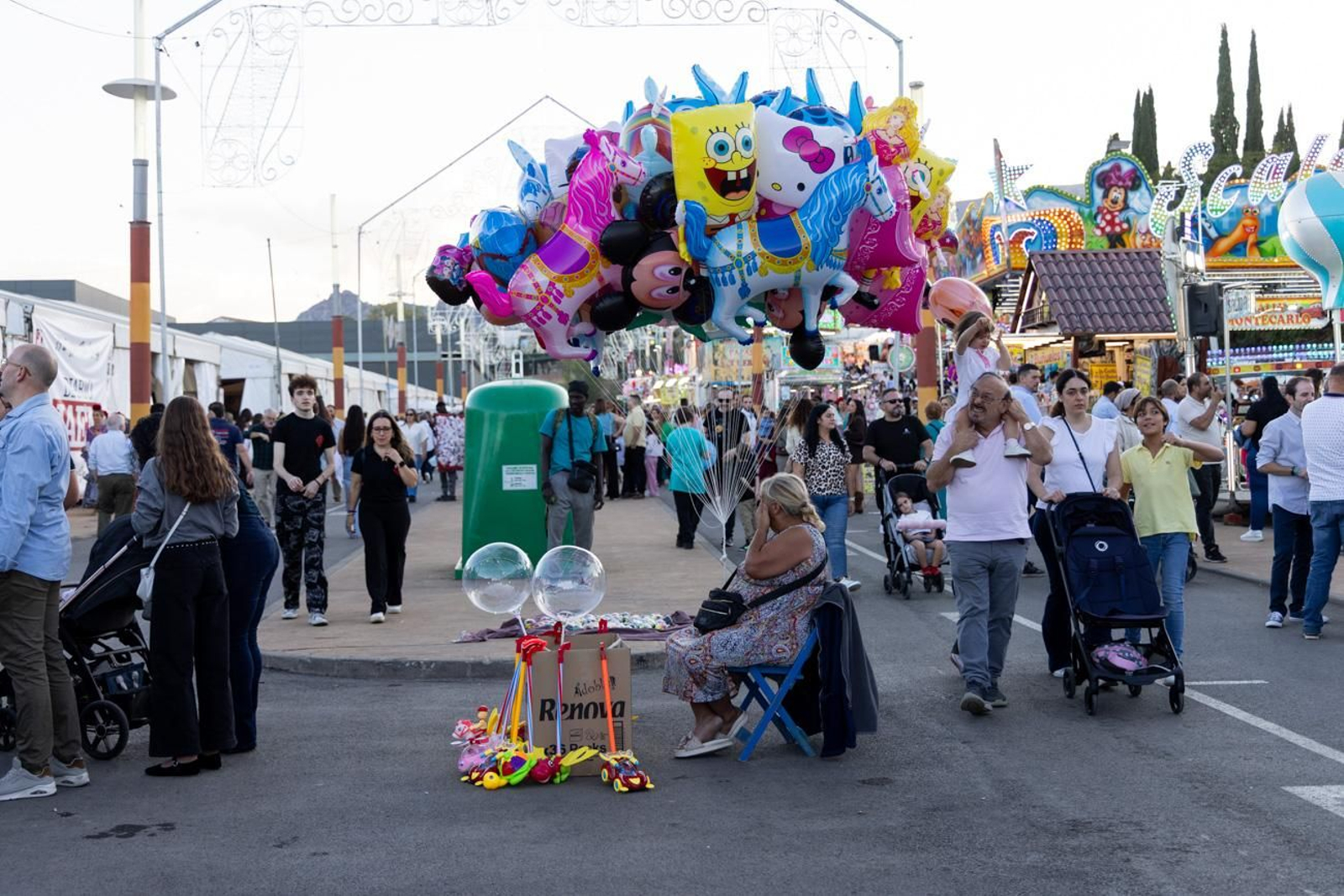 Así disfrutan los jiennenses del día grande de la feria de San Lucas