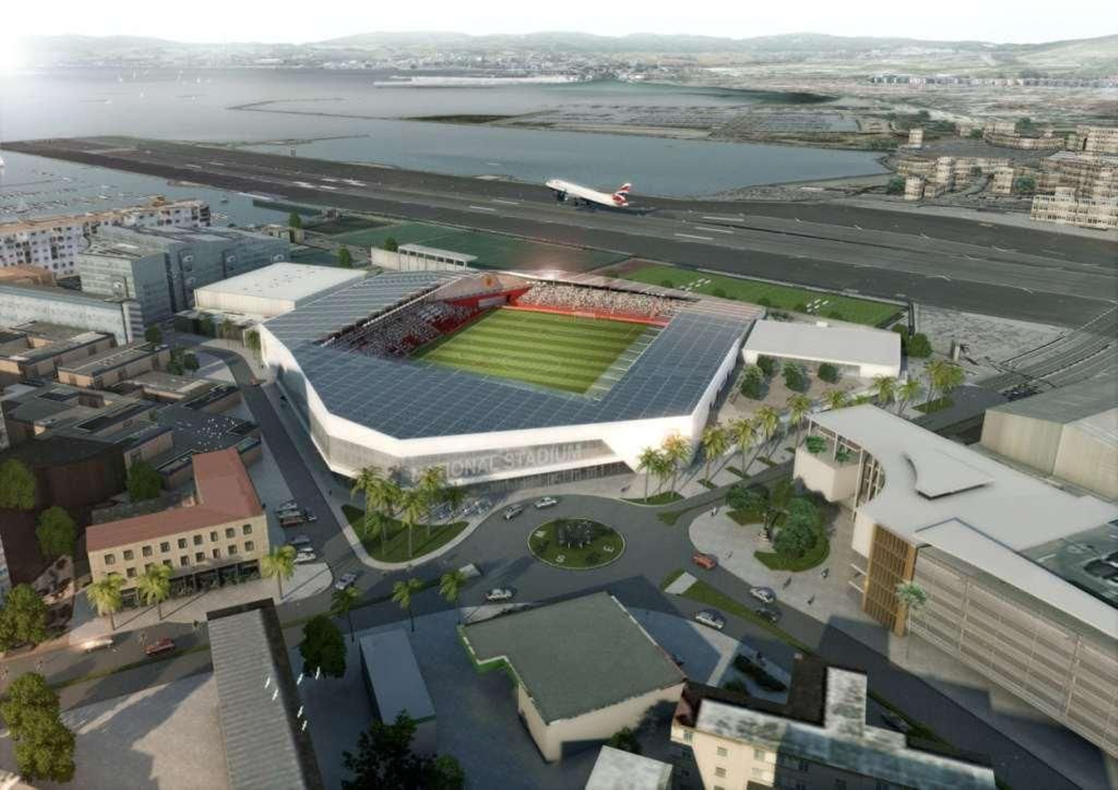 El lujoso futuro estadio de Gibraltar