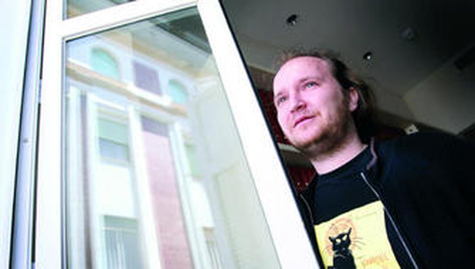 Miguel Serrano, ayer, en la redacción de 'Málaga Hoy'.