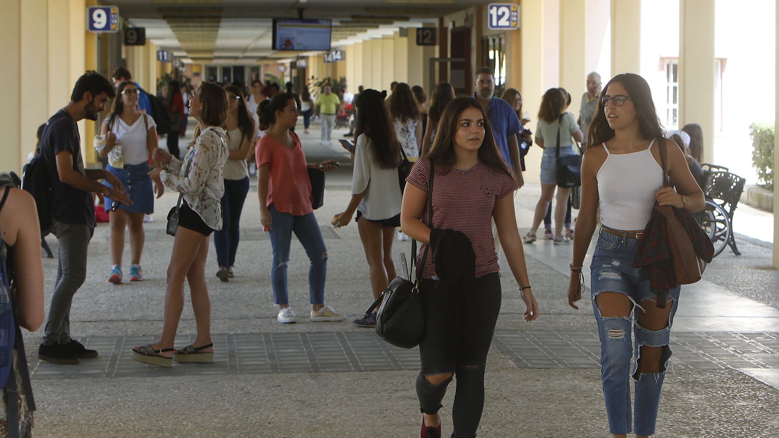 Alumnos de la Universidad Pablo de Olavide
