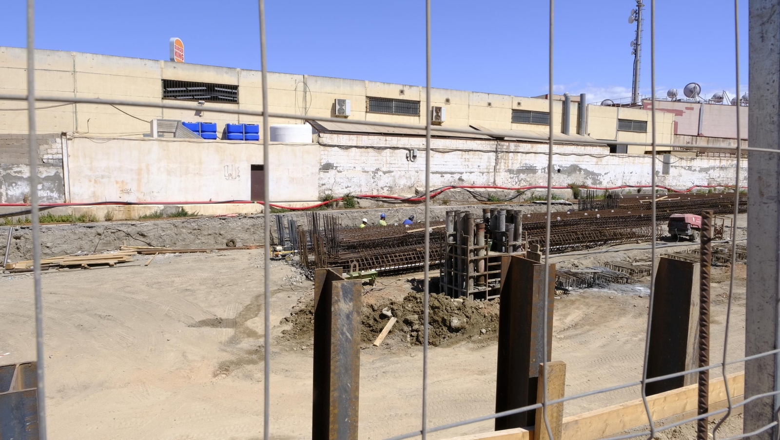 Las obras del soterramiento en Almería, en imágenes