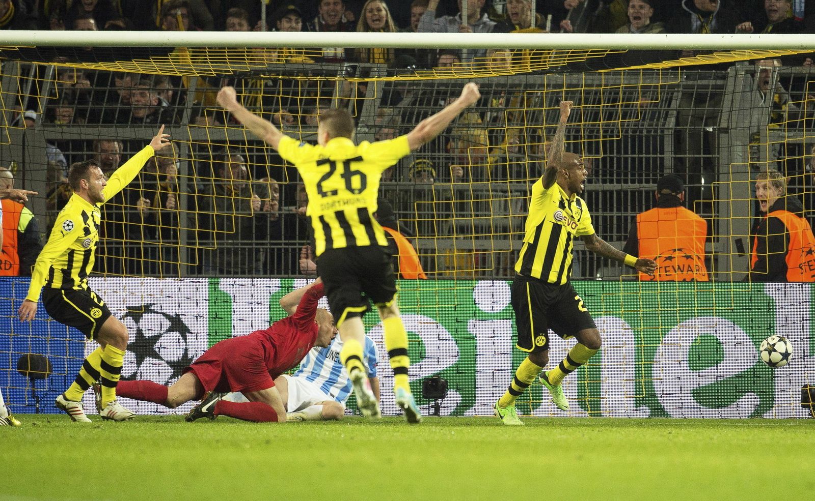 Las fotos del Borussia Dortmund-Málaga CF.