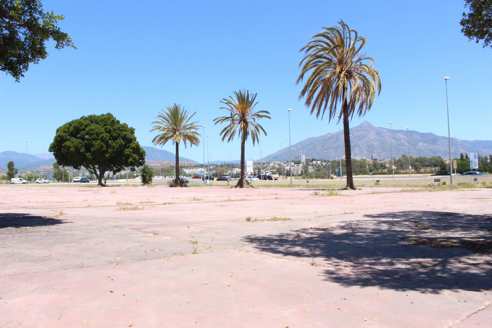 Vista de la parcela en la que se construirá el nuevo intercambiador de autobuses.