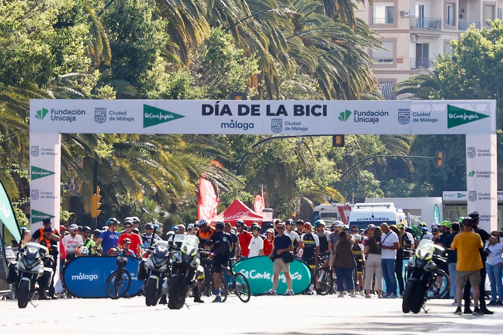 Cientos de ciclistas toman Málaga en el Día de la Bici, en imágenes