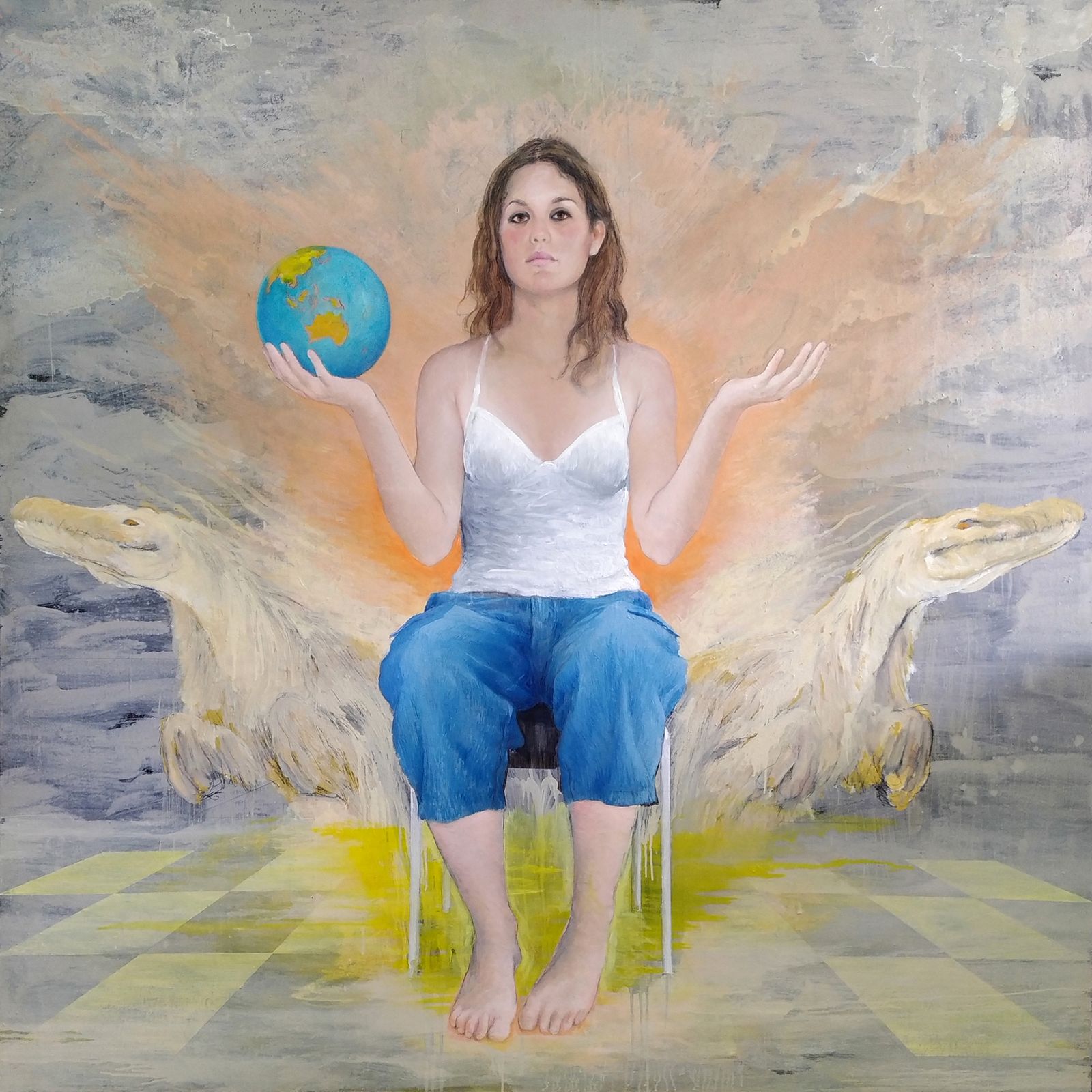 Pieza 'Pandemonia' en proceso.