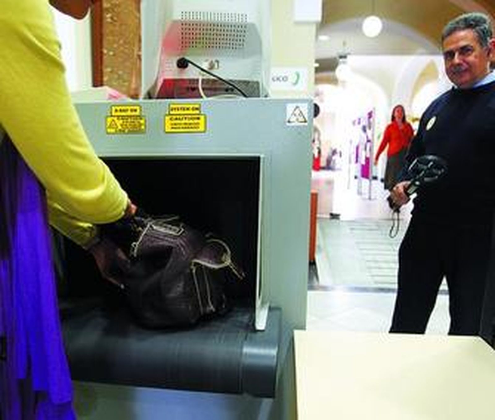 El scanner del Ayuntamiento, donde se rompió el bolso.