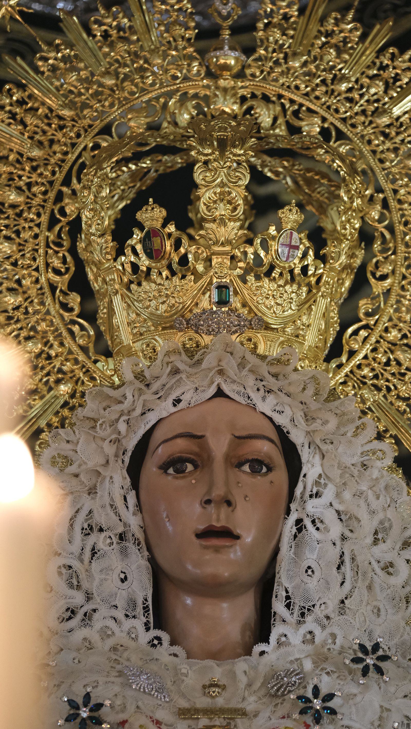Procesión de Macarena en Almería, en imágenes.