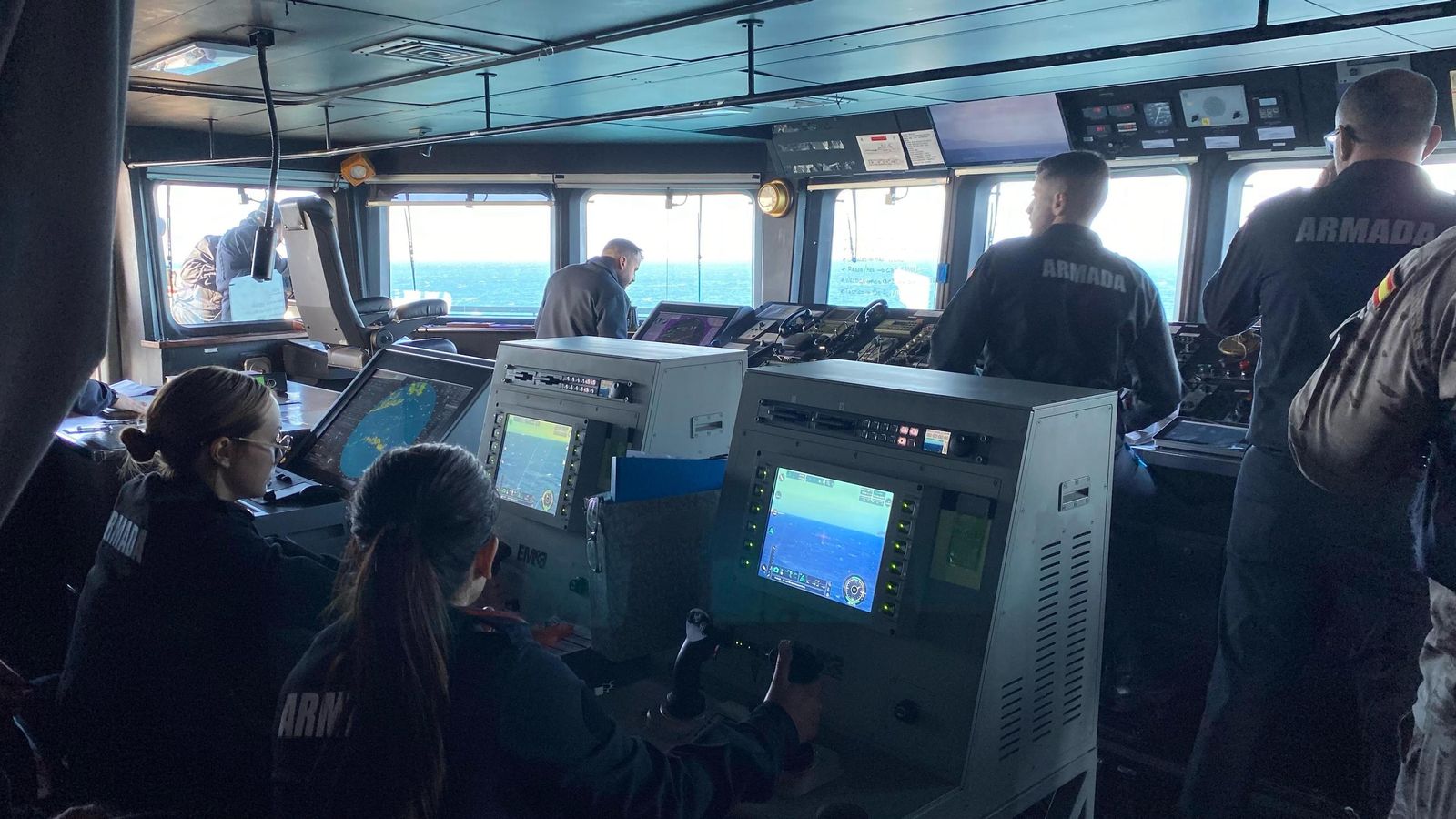 Las fotos del mayor ejercicio de los últimos años en el Estrecho de Gibraltar y el Golfo de Cádiz de la Armada y la OTAN