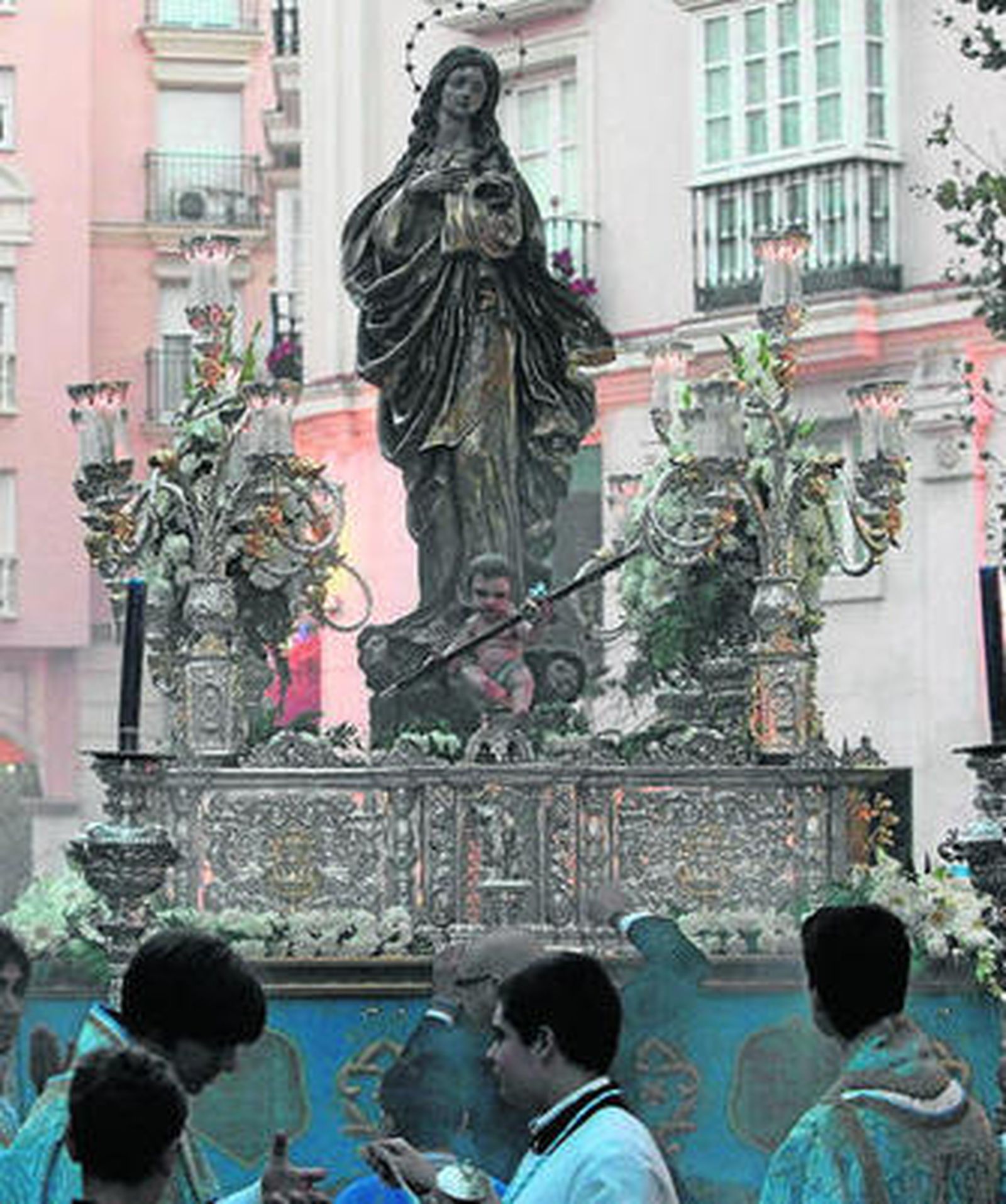 La Inmaculada Concepción, durante la procesión del año pasado.