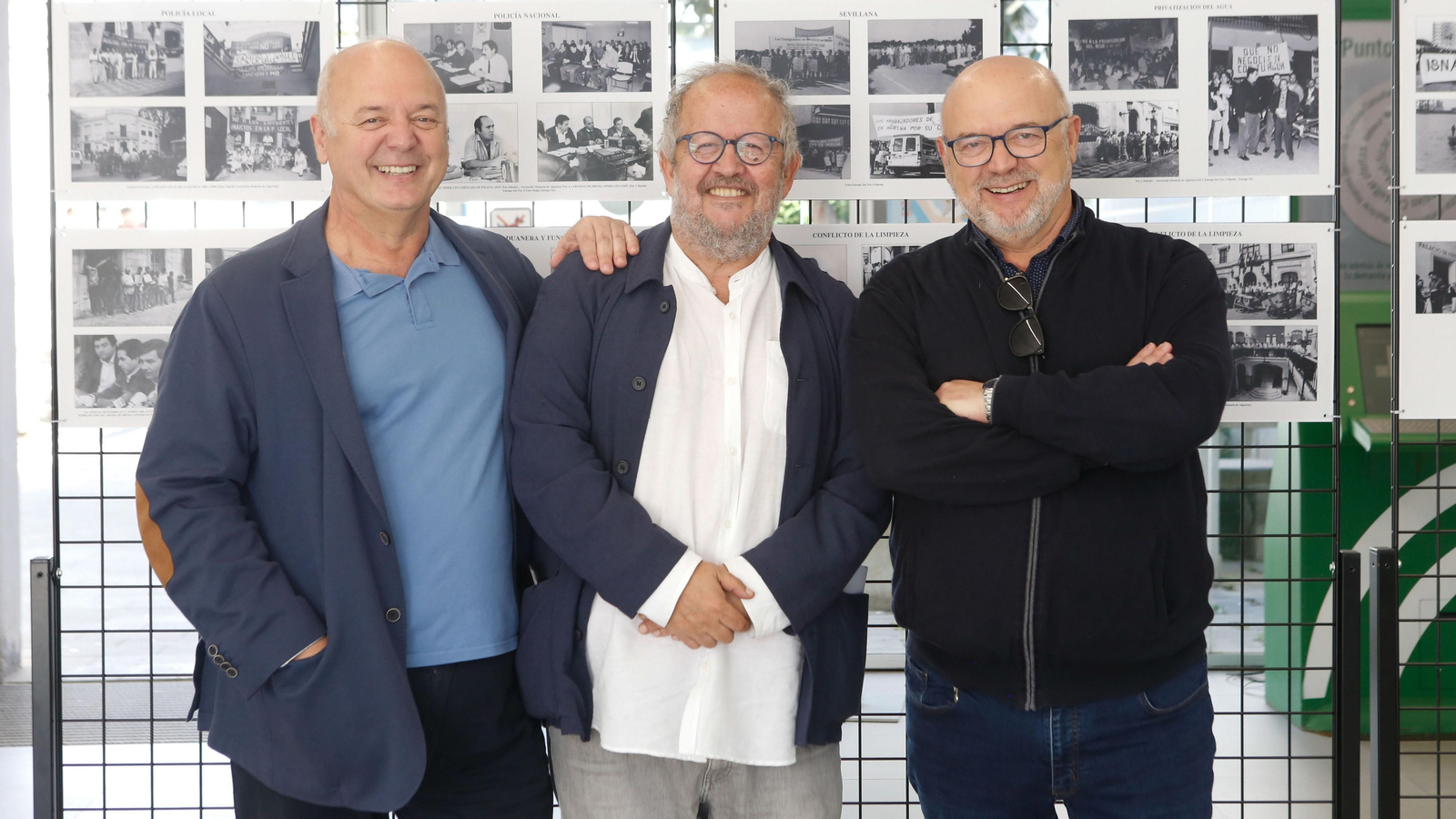 Fotos de la exposición y conferencia sobre el movimiento obrero en el Campo de Gibraltar