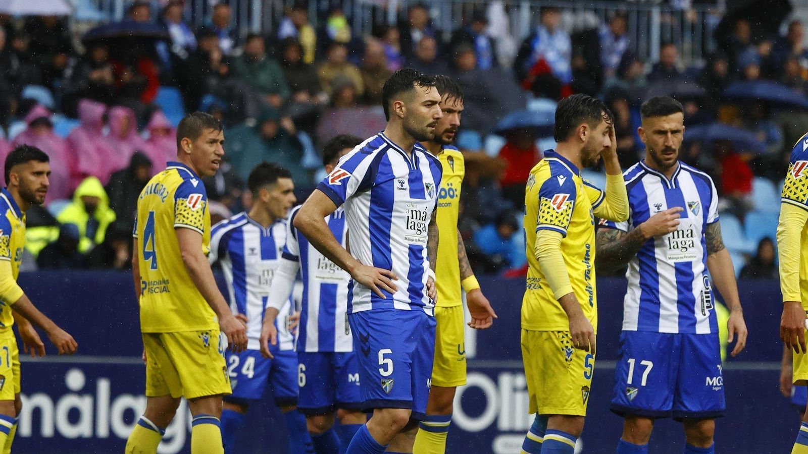 El Málaga CF-Cádiz, en fotos