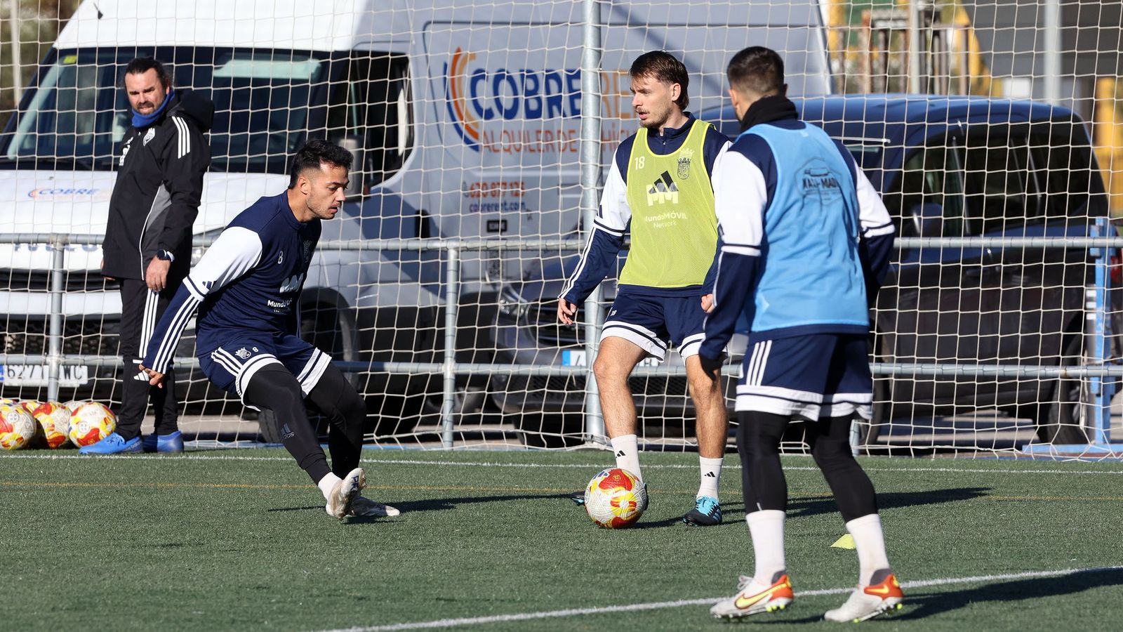 Imágenes del entrenamiento del Xerez CD en Picadueñas
