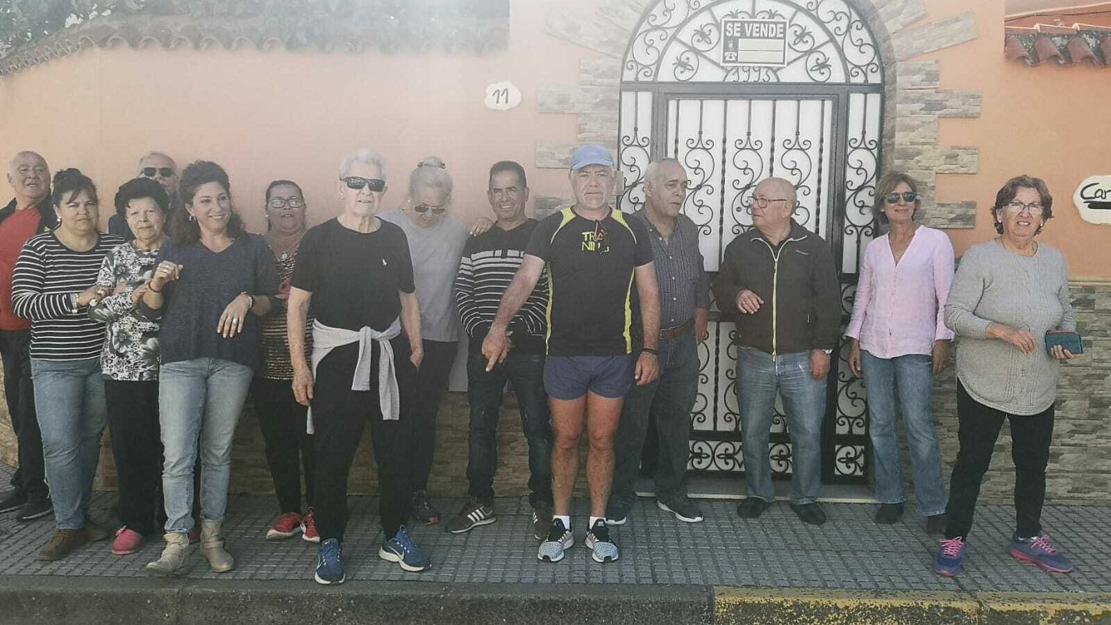 Protesta de los vecinos de la calle Galaxia.