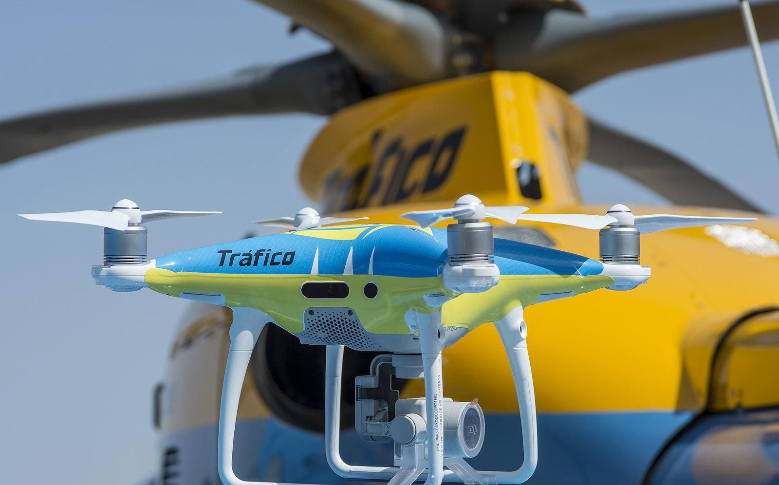 Comienzan a funcionar los drones de la DGT para vigilar el tráfico