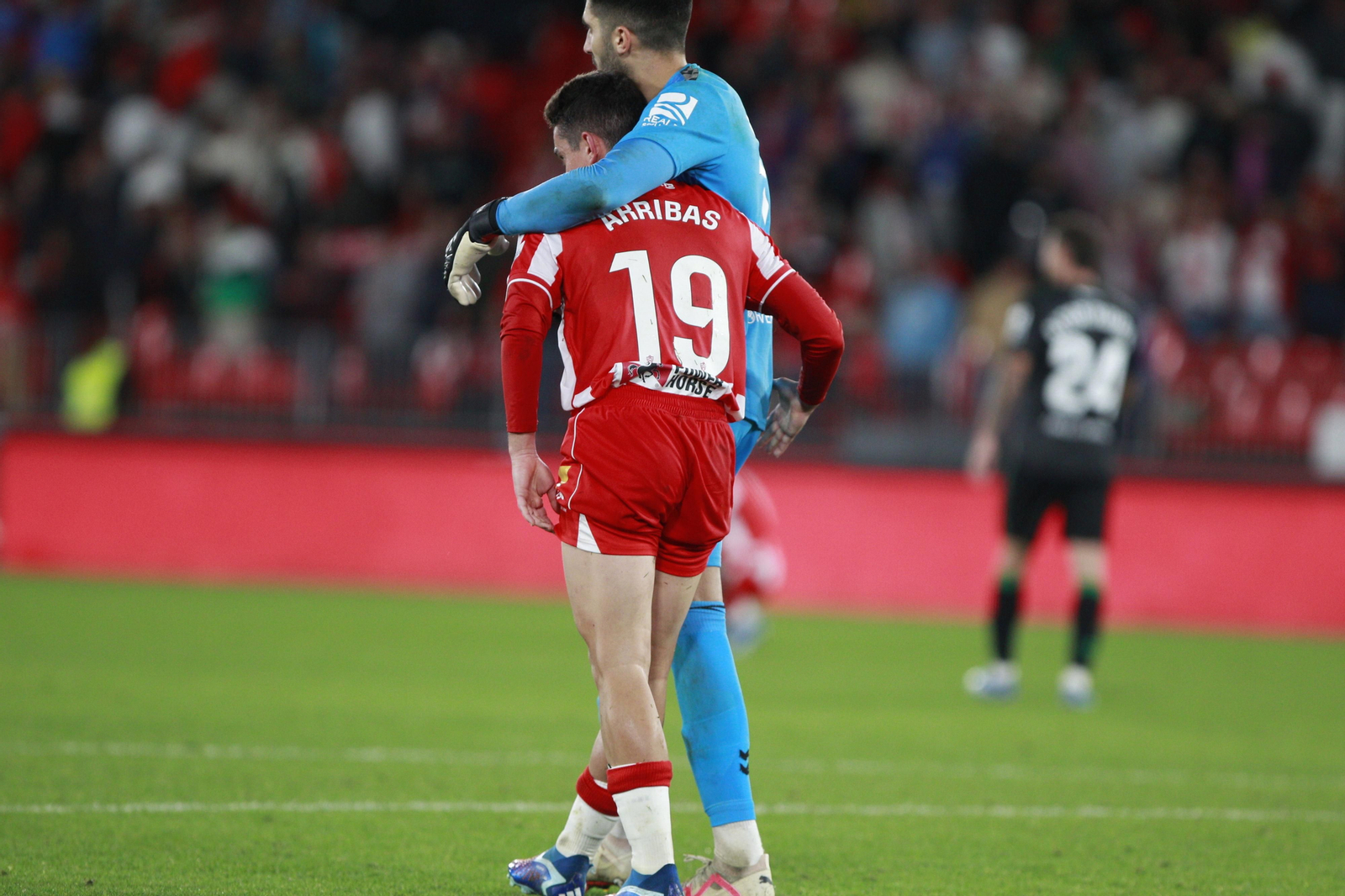 Imágenes del partido de fútbol U.D. Almería-Real Betis Balompié