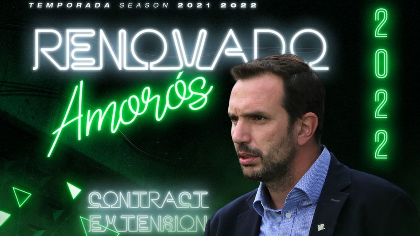 Imagen de la renovación de Juan Carlos Amorós.