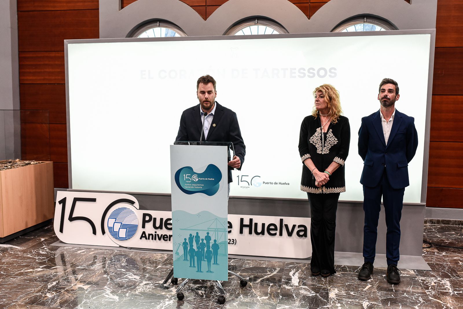 Imágenes de la inauguración de Huelva, el corazón de Tartessos. I Jornada patrimonial en el entorno de la Ría'