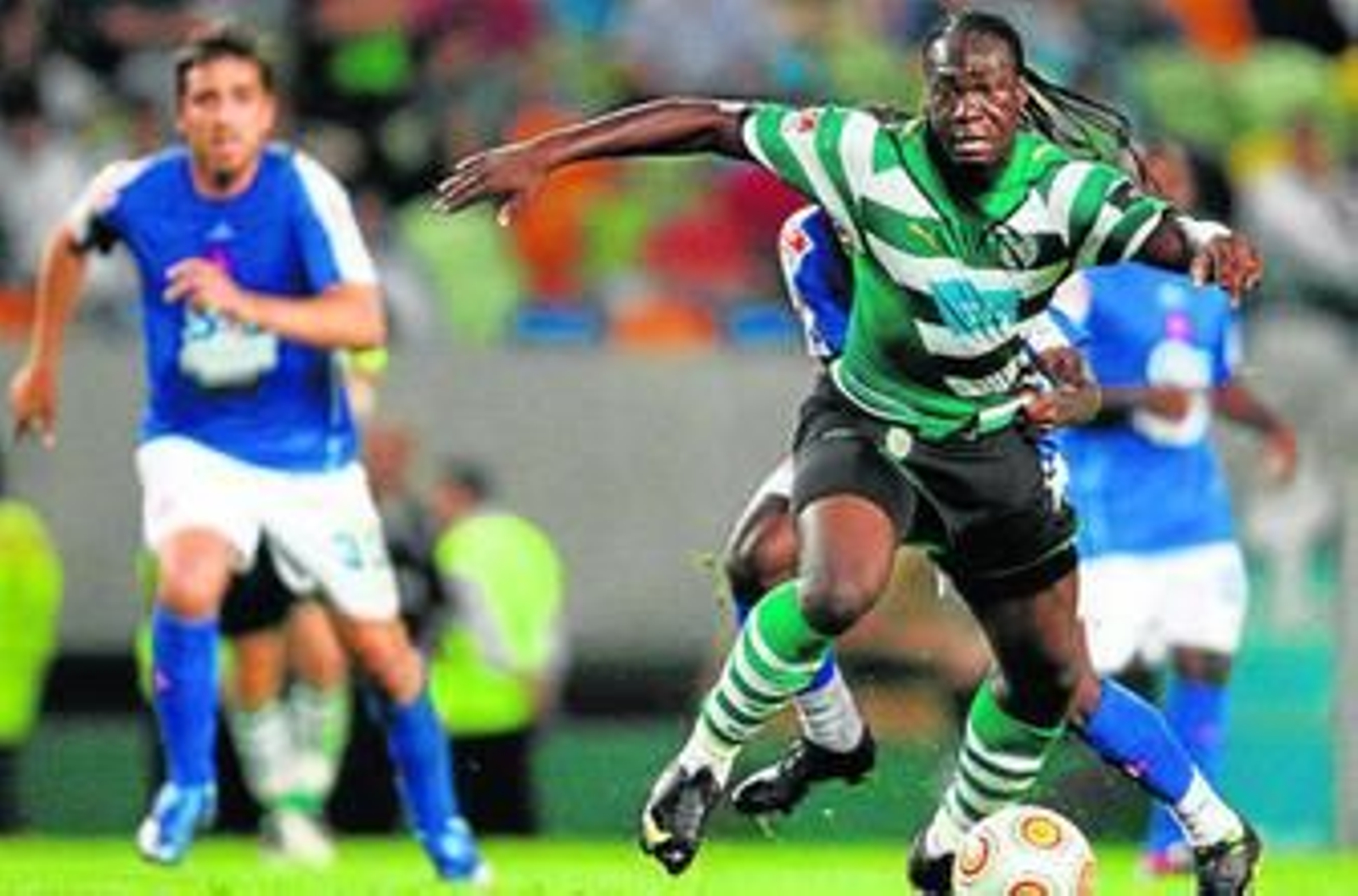 Felipe Caicedo, en acción en un partido de este año en la liga lusa.