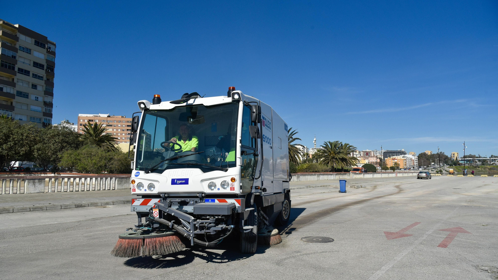 Preparativos para la visita de Juanma Moreno Presidente de la Junta de Andalucía