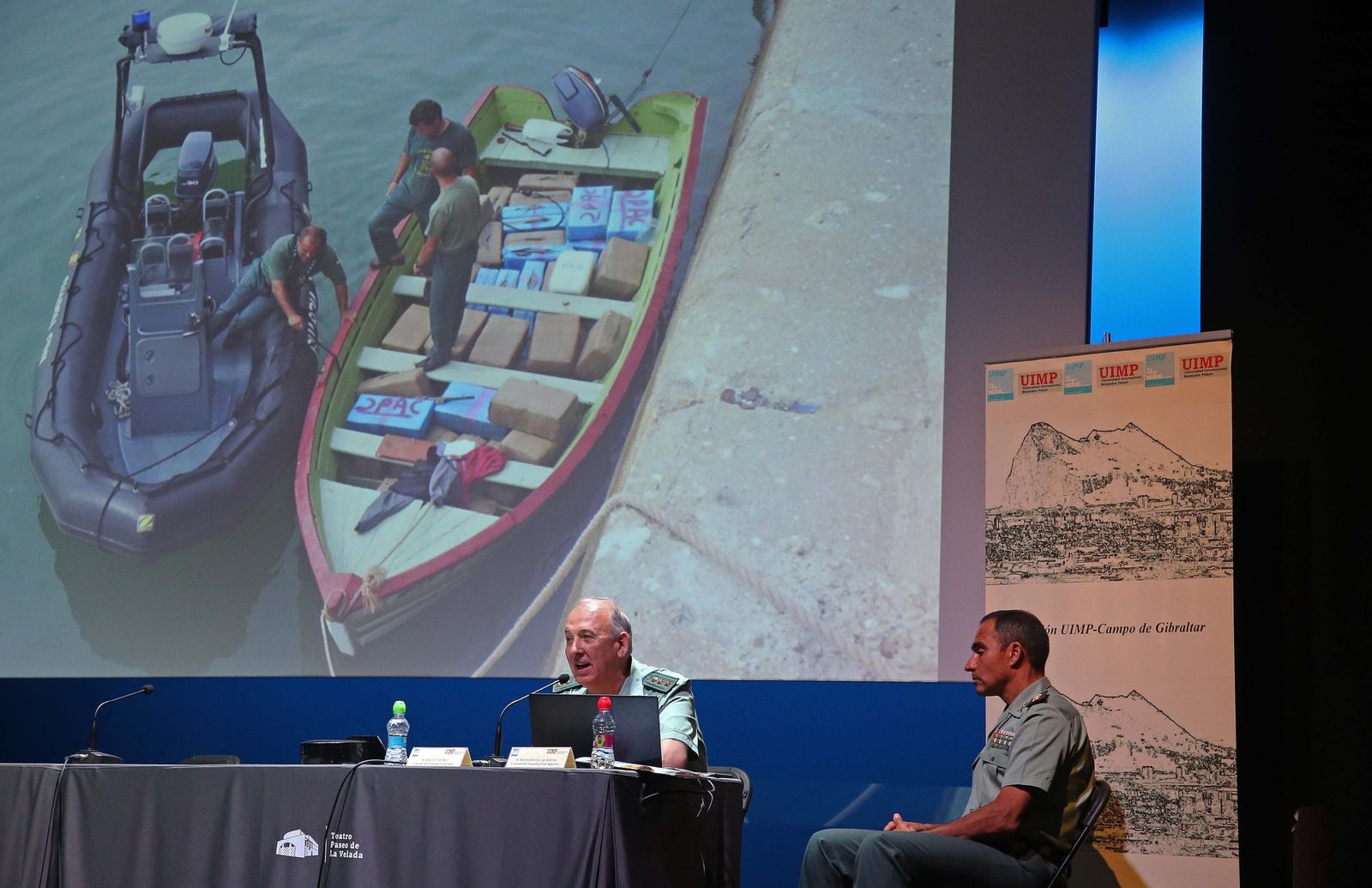 Fotos de la jornada sobre narcotráfico en la provincia de Cádiz de la Guardia Civil en La Línea