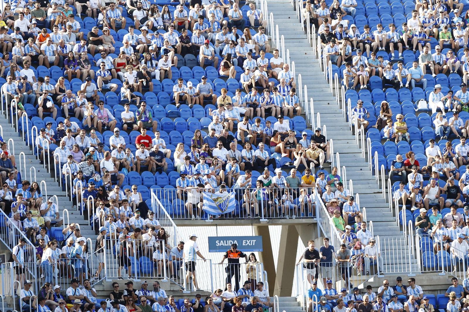 Búscate en las gradas de La Rosaleda en el Málaga CF-Burgos