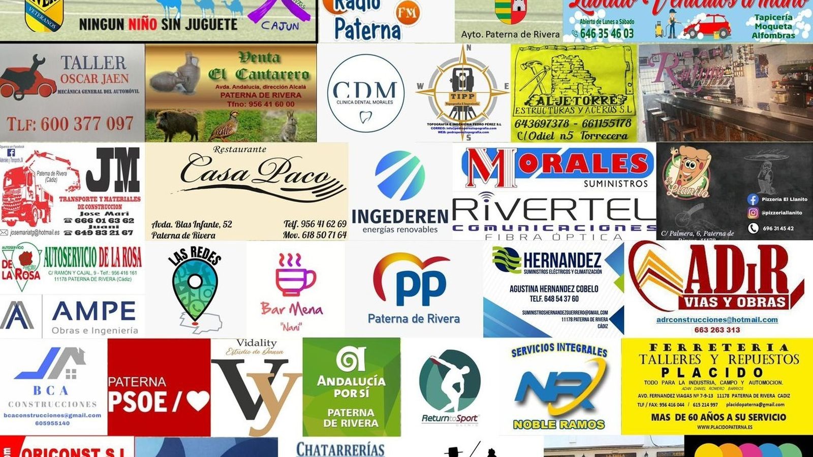 Numerosos colaboradores se han volcado con el evento.