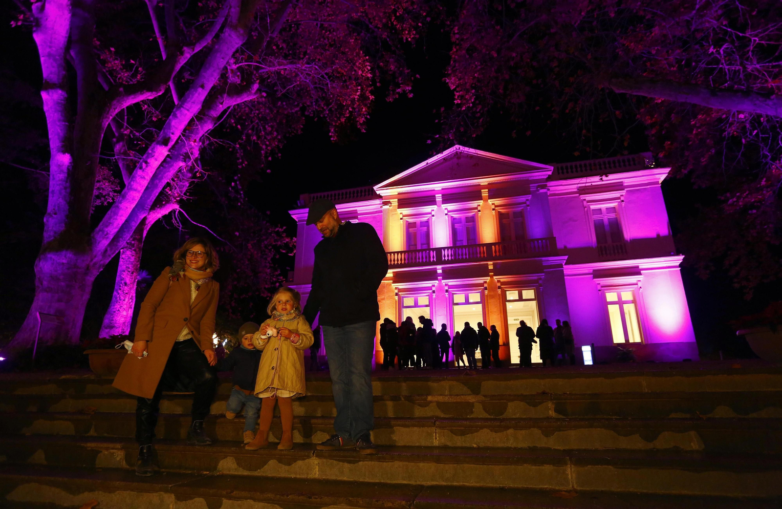 Las luces del Jardín Botánico de Málaga, en fotos