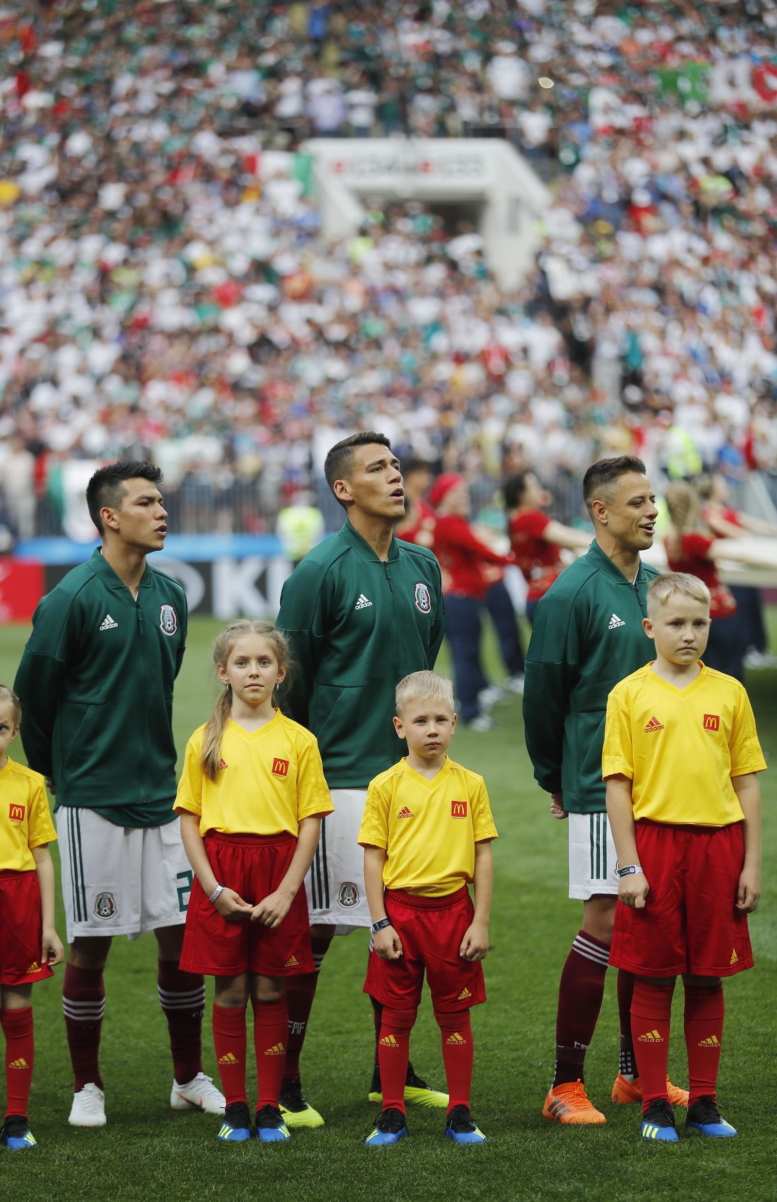 Las imágenes del Alemania-México