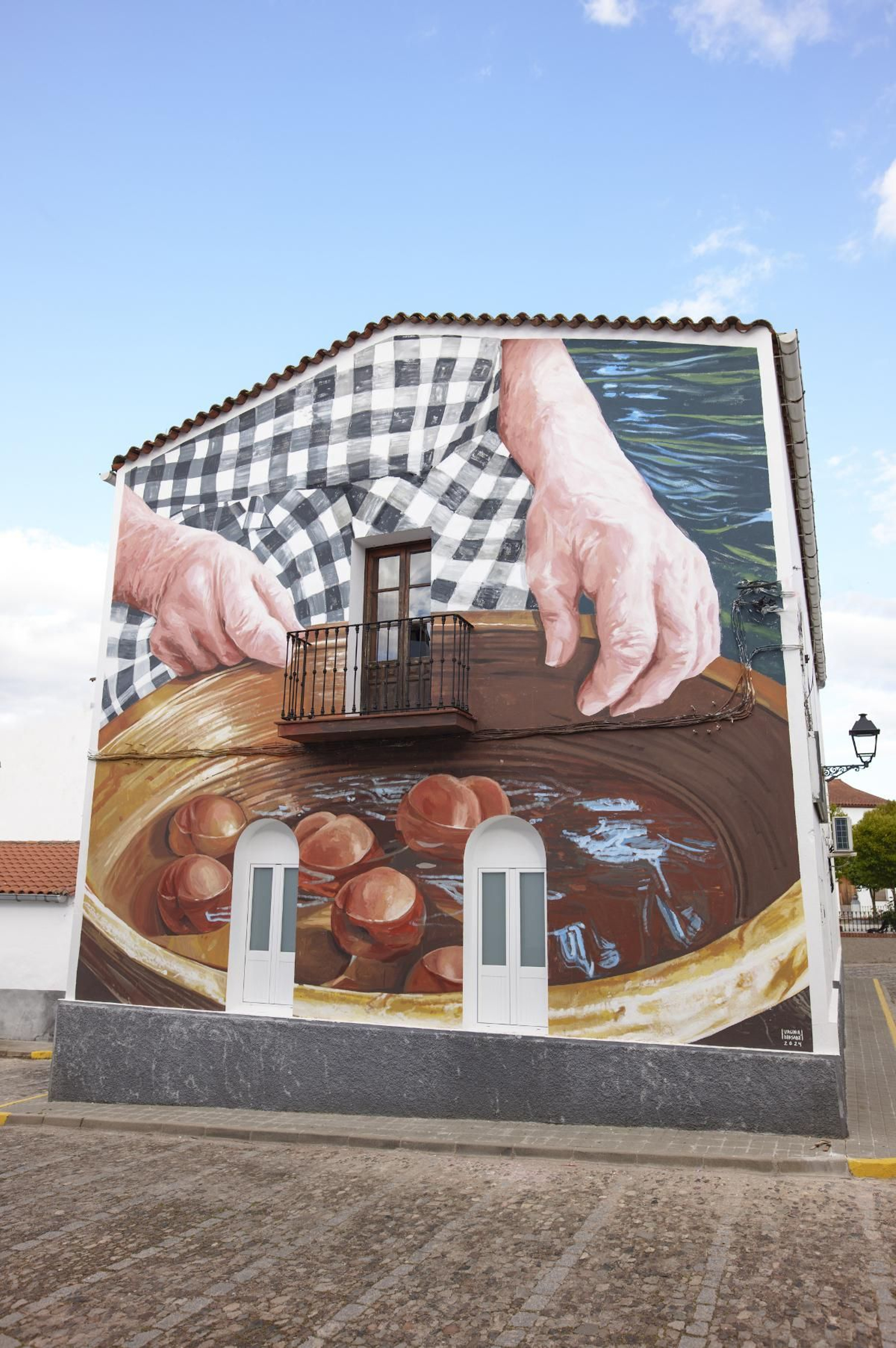 Mural de la Nava terminado.