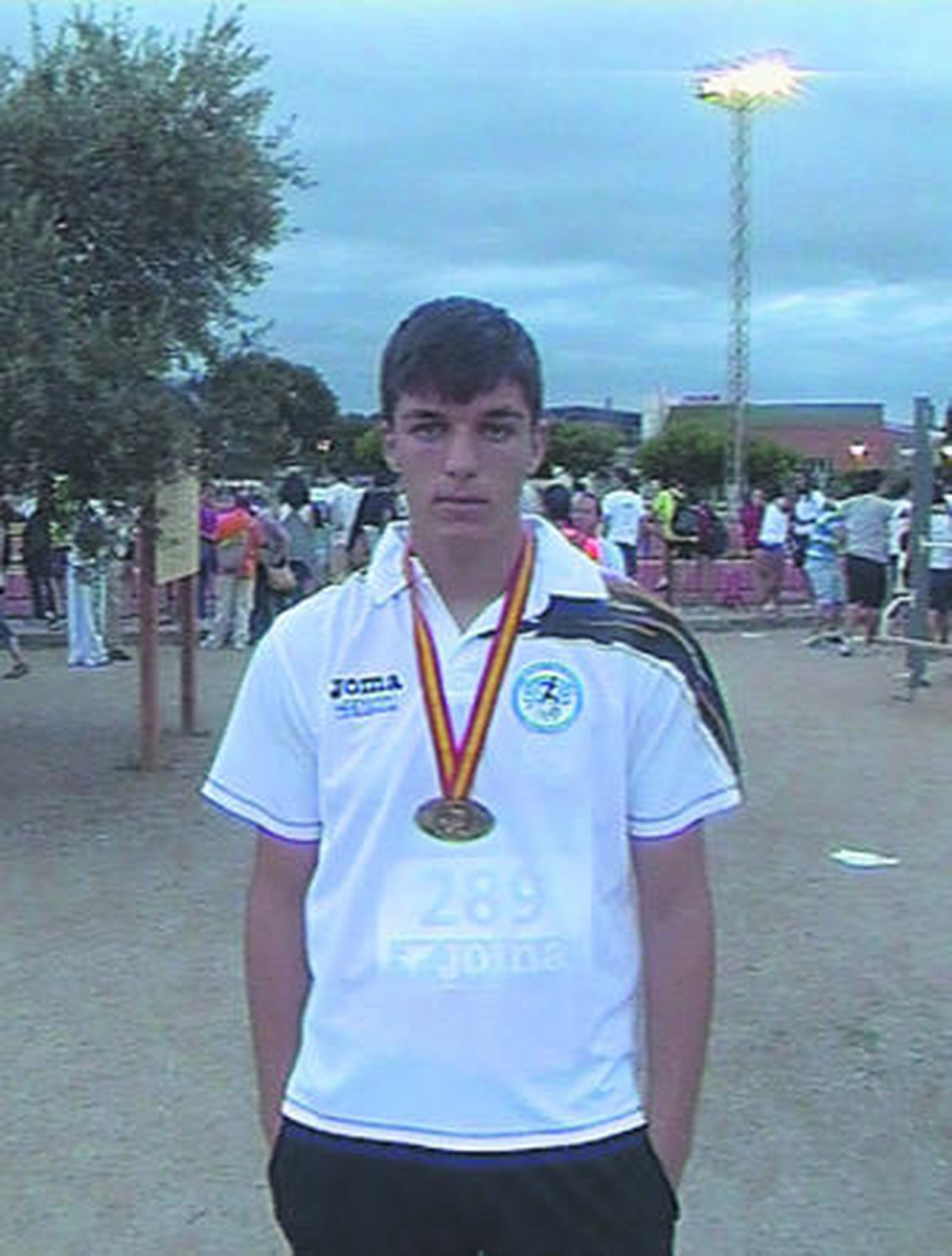 Antonio Santana, nuevo campeón de España de lanzamiento de peso.