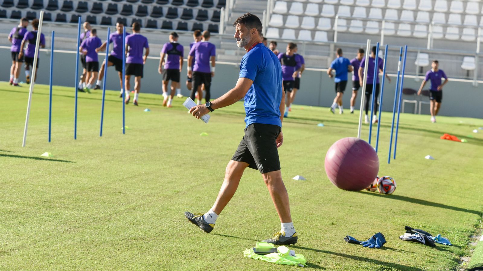 Las fotos del entrenamiento de la Balona previo al partido con el Águilas FC